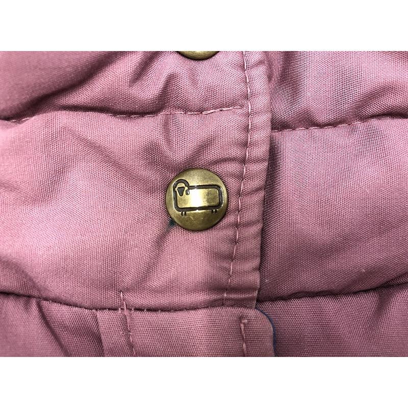 WOOLRICH フード付きダウンベスト Mサイズ ピンク ウールリッチ Woolrich レディース 70s ヴィンテージ ダウン