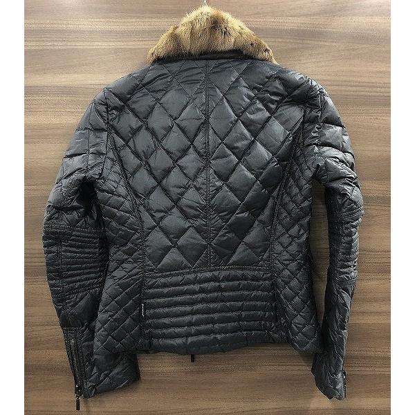 モンクレール MONCLER ファーダウンジャケット ブラック 120934594820