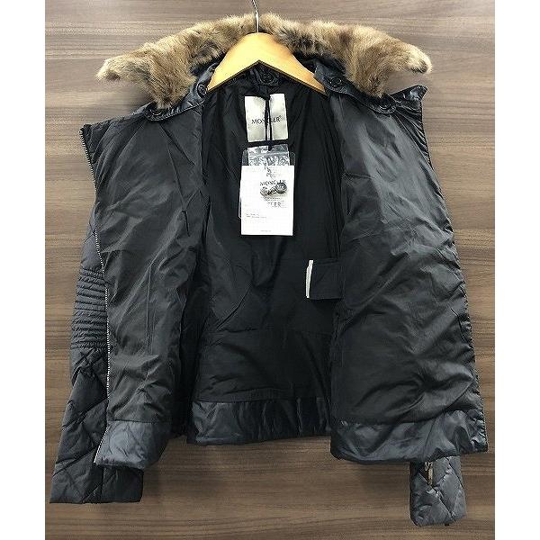 モンクレール MONCLER ファーダウンジャケット ブラック 120934594820