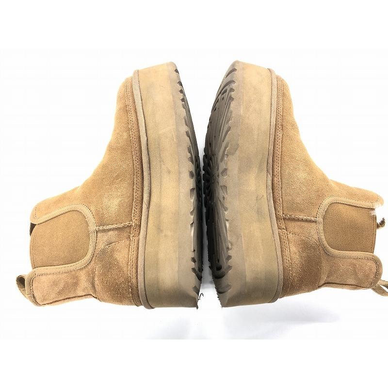 アグ UGG NEUMEL PLATFORM 厚底ブーツ 24.0cm ベージュ 1134526