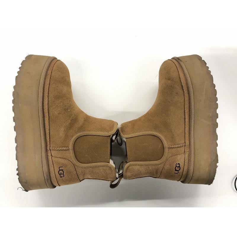 アグ UGG NEUMEL PLATFORM 厚底ブーツ 24.0cm ベージュ 1134526