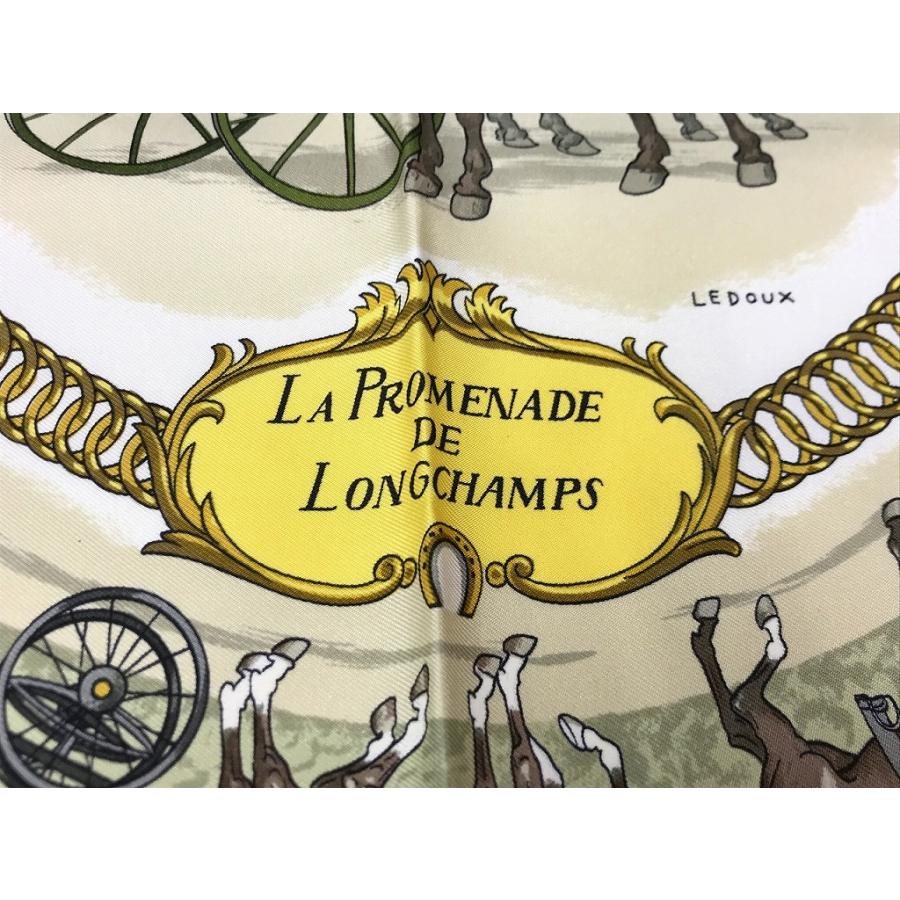 エルメス HERMES ヴィンテージシルクスカーフ カレ90 La Promenade
