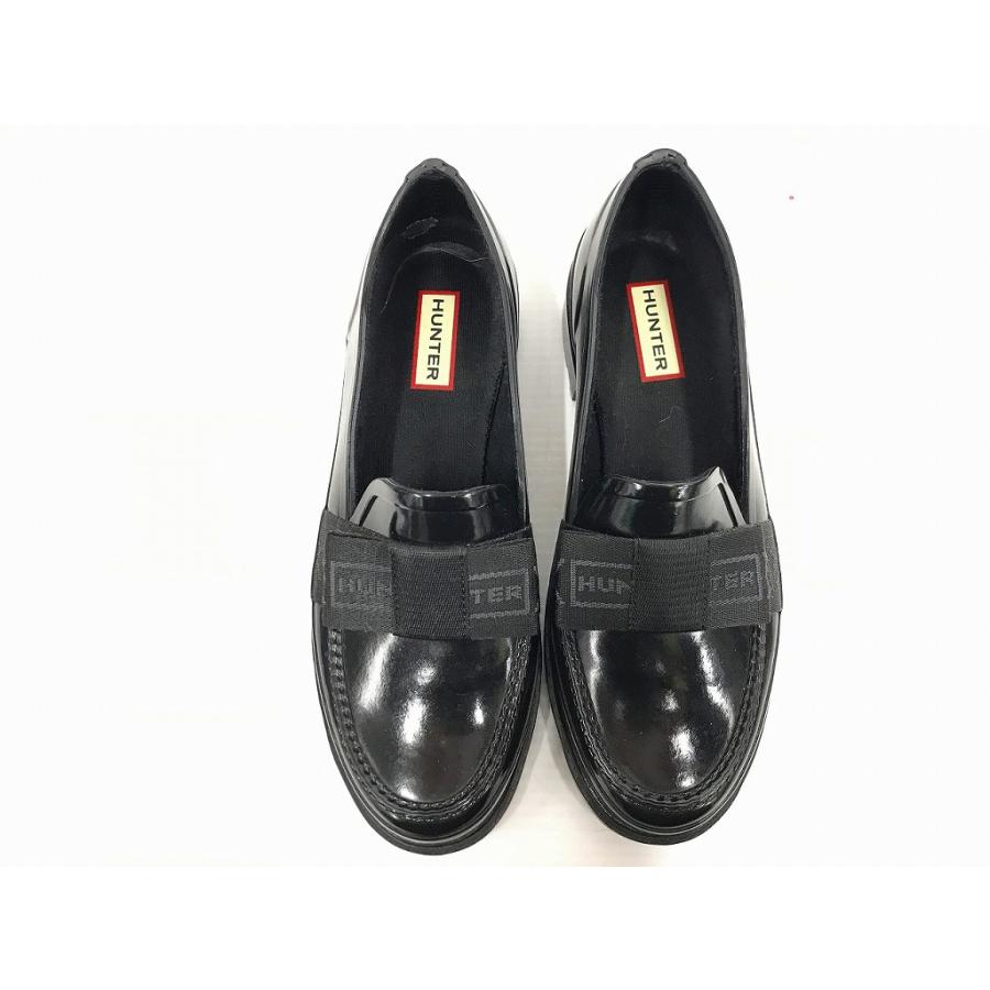 ハンター HUNTER REFIND BOW GLOSS PENNY LOAFER レインシューズ