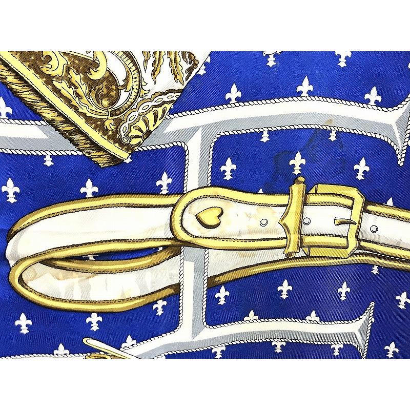 値下中　HERMES カレ90 シルク スカーフ SELLES A HOUSSE エルメス HERMES シルクスカーフ カレ90 SELLES A HOUSSE : ワットマン