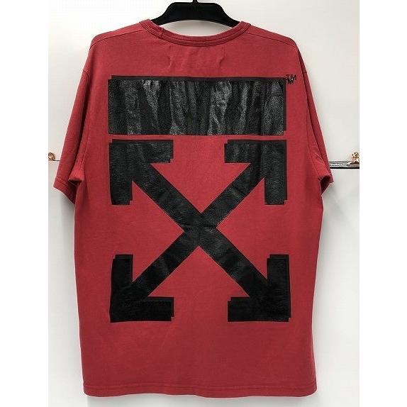 OFF-WHITE × Champion / Tシャツ/M/コットン/ORN/OMAA029S18874050// チャンピオン Champion OFF WHITE 半袖Tシャツ 赤系 OMAA029S18874050