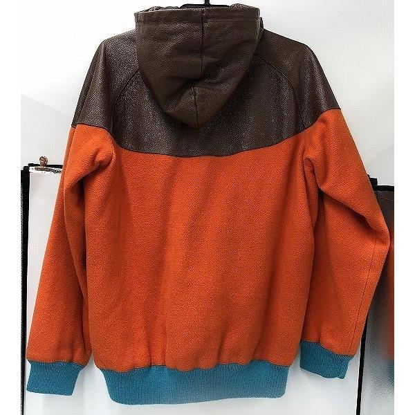 エクストララージ X-LARGE フードジャケット ブラウン系・オレンジ系 