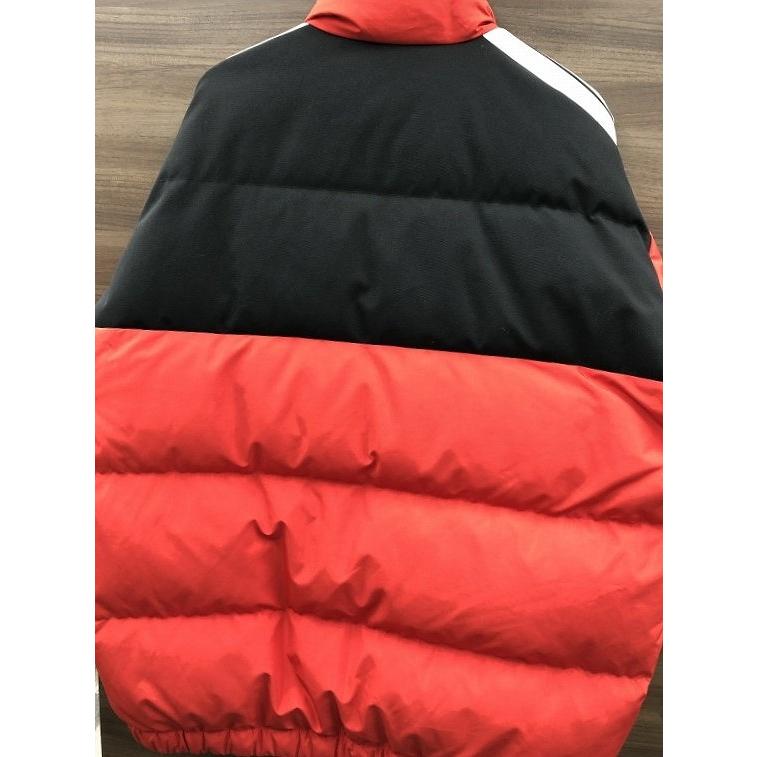 Palm Angels ミニロゴナイロンダウンジャケット 赤 PMED007E19576002
