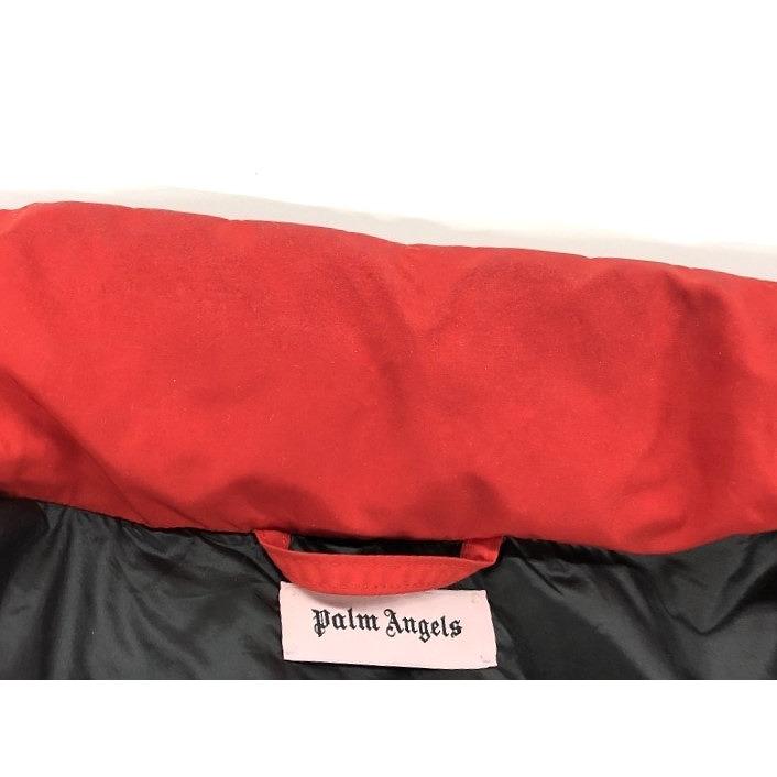 Palm Angels ミニロゴナイロンダウンジャケット 赤 PMED007E19576002