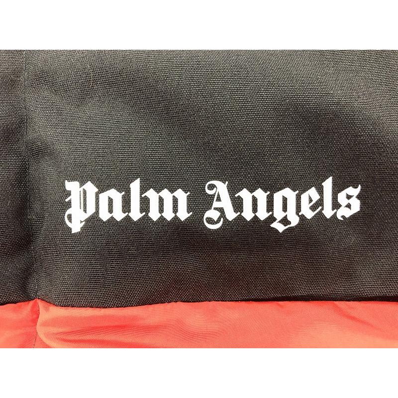 Palm Angels ミニロゴナイロンダウンジャケット 赤 PMED007E19576002