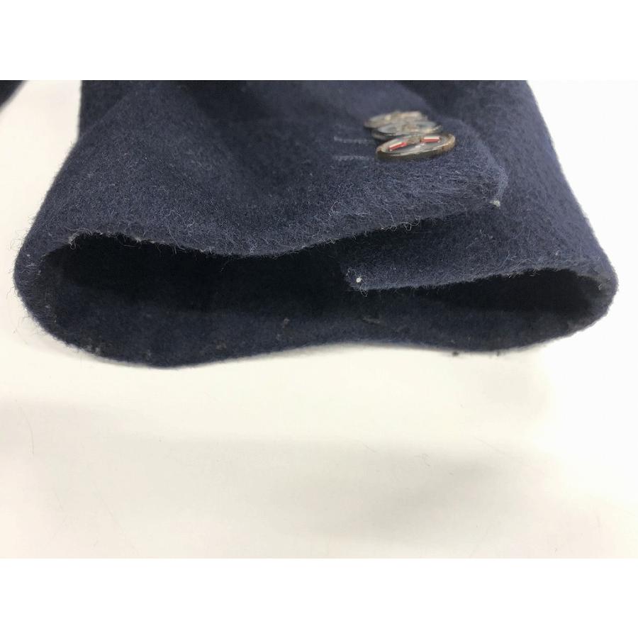 トミーヒルフィガー TOMMY HILFIGER ウールチェスターコート ブルー