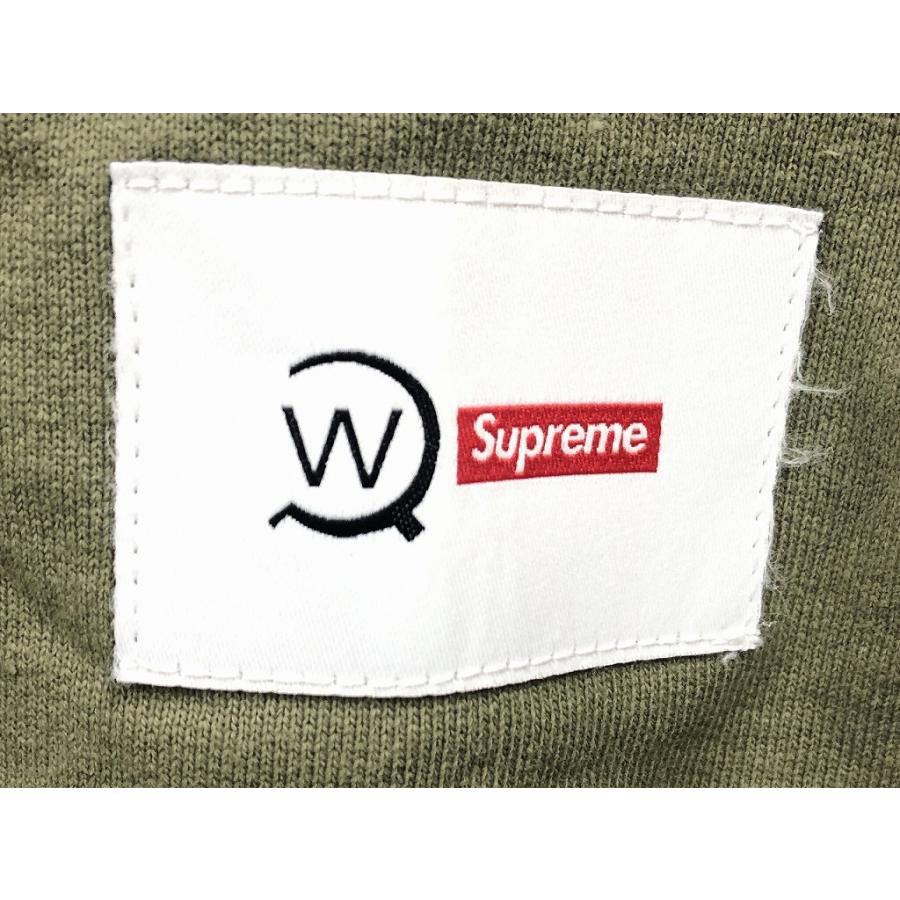WTAPS×Supreme クルーネックスウェットトレーナー カーキ : ワットマン