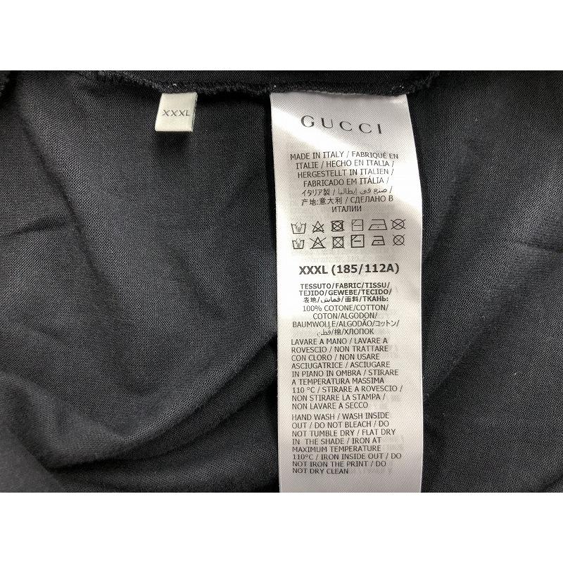 グッチ GUCCI メンズカットソー ブレード プリントTシャツ 半袖 3XL