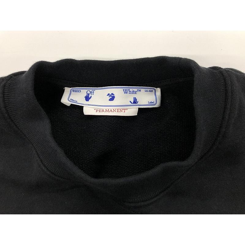 オフーホワイト Off-White メンズスウェット トレーナー 長袖 Lサイズ