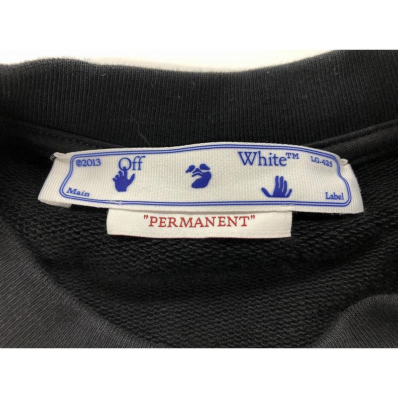 オフーホワイト Off-White メンズスウェット トレーナー 長袖 Lサイズ