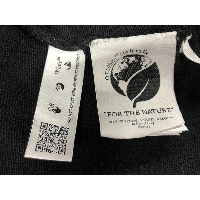 オフーホワイト Off-White メンズスウェット トレーナー 長袖 Lサイズ