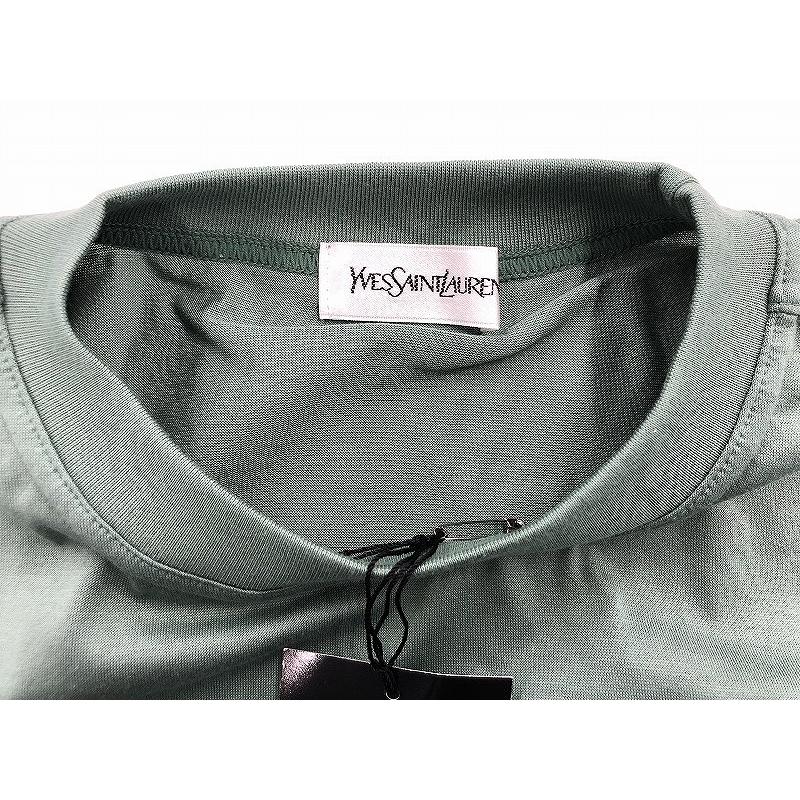イヴサンローラン Yves Saint Laurent メンズカットソー Tシャツ 半袖