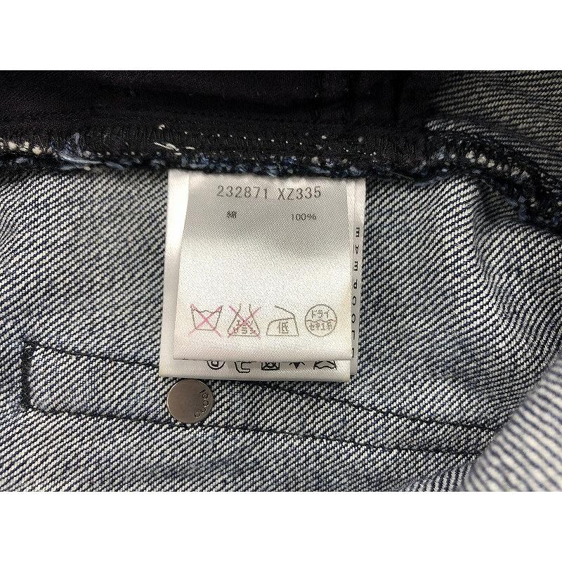 NYGC品 グッチ GUCCI メンズデニムパンツ ジーンズ バックロゴスキニーデニム