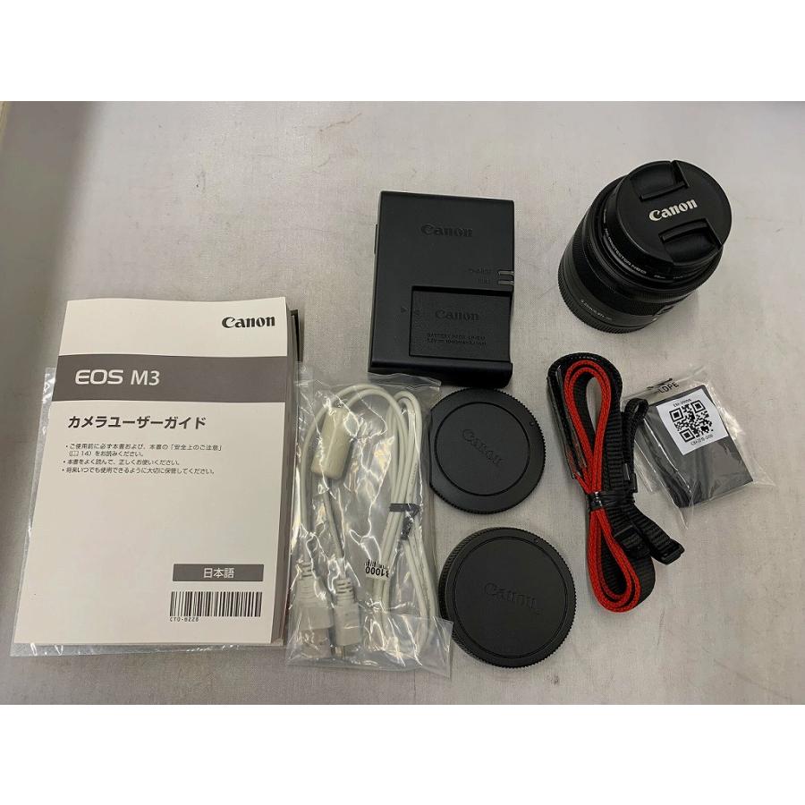 美品 Canon EOS M3 ミラーレス一眼 ダブルレンズキット キヤノン Canon ミラーレスカメラ EOS M3 ダブルレンズキット