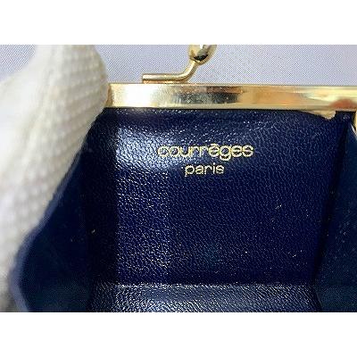 クレージュ コインケース 新品未使用美品 美品 クレージュ courreges ☆ ヴィンテージ がま口 コイン