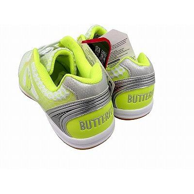 卓球 シューズ BUTTERFLY バタフライ レゾライン レーザー 28.5 未使用】 バタフライ Butterfly 卓球シューズ イエロー系 レゾライン