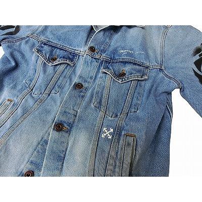 オフホワイト OFF WHITE デニムジャケット インディゴ OMYE005R オフホワイト OFF WHITE デニムジャケット インディゴ OMYE005R