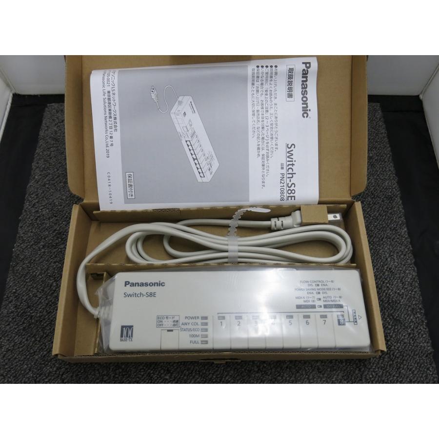 未使用】 パナソニック Panasonic Switch-S8E(PN210808) レイヤ2
