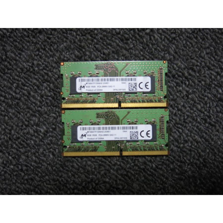 マイクロン Micron DDR4 SODIMM 16GB (8GB x 2枚組) MTA8ATF1G64HZ