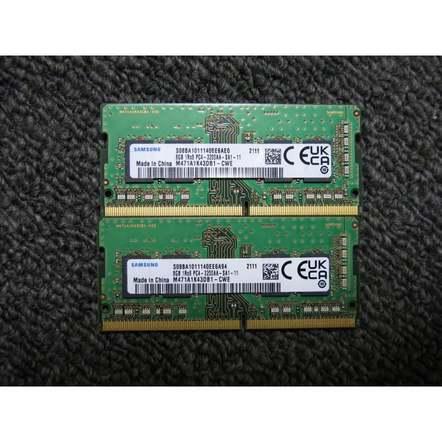 サムスン SAMSUNG DDR4 SODIMM 16GB (8GB x 2枚組) M471A1K43DB1-CWE