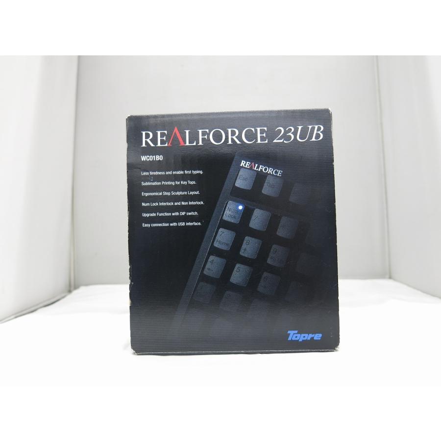 東プレ Topre USB有線接続 テンキー REALFORCE23UB WC01B0 ブラック