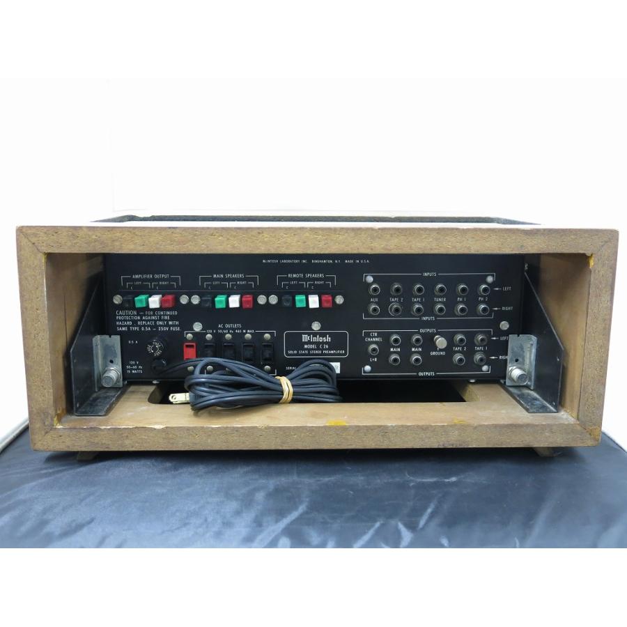 マッキントッシュ McIntosh C26 SOLID STATE STEREO PREAMPLIFIER