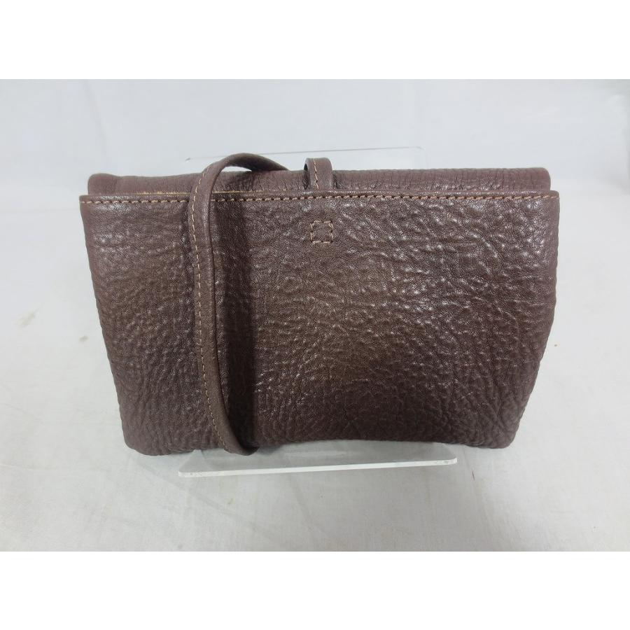 土屋鞄製造所 土屋鞄 オイルヌメループフラットポーチ ブラウン