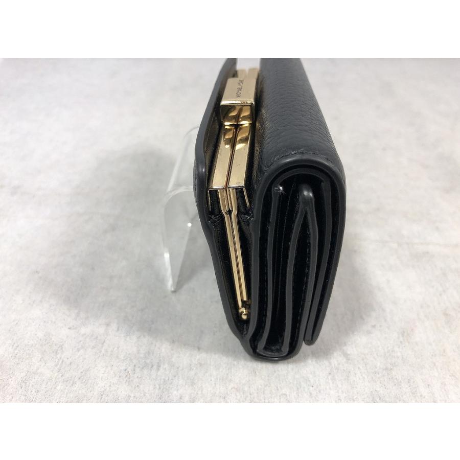 MICHAEL KORS 三つ折り財布 ブラック マイケルコース MICHAEL KORS 三つ折り財布 ブラック : ワットマン