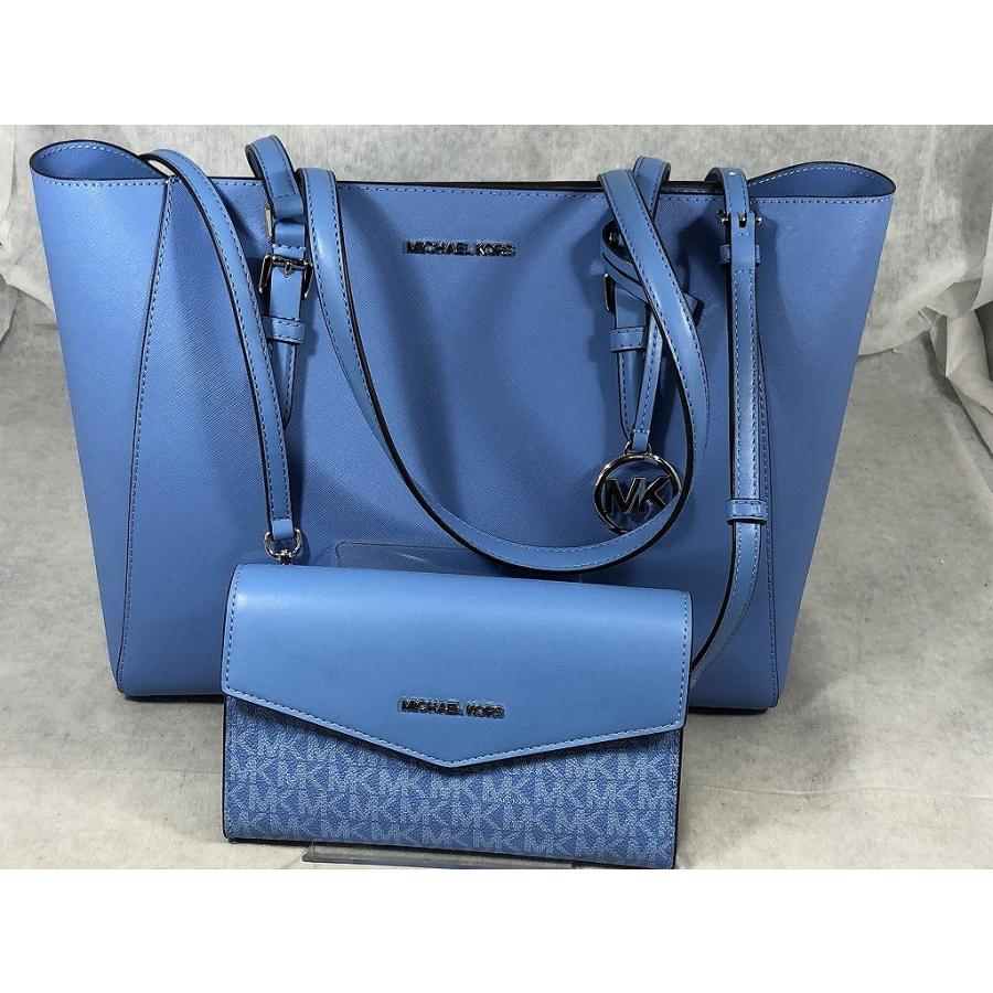 マイケルコース MICHAEL KORS トートバッグ ライトブルー