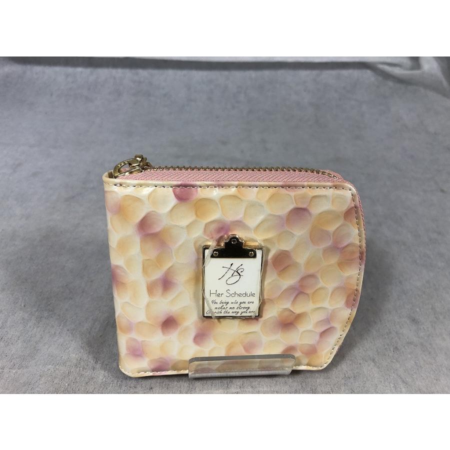ハースケジュール 財布 ハースケジュール Her Schedule 二つ折り財布 ピンク系 : ワットマン