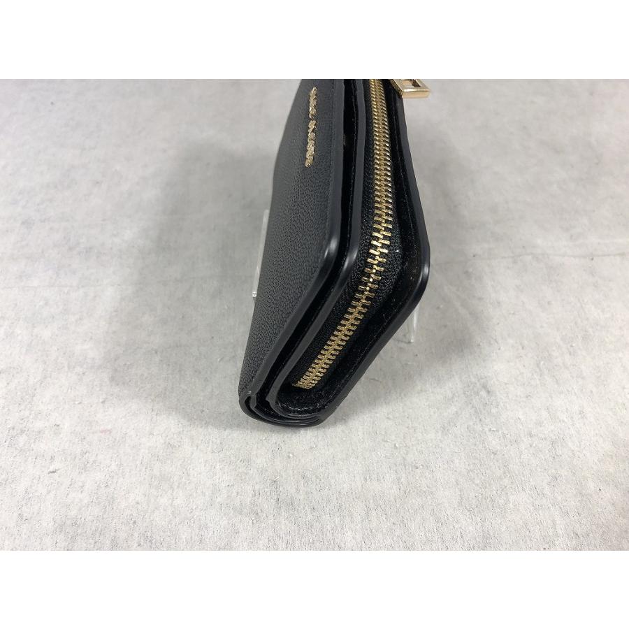 新品未使用品MARC JACOBS ブラック二つ折り財布/月末セール マークジェイコブス MARC JACOBS 二つ折り財布 ブラック M0016990