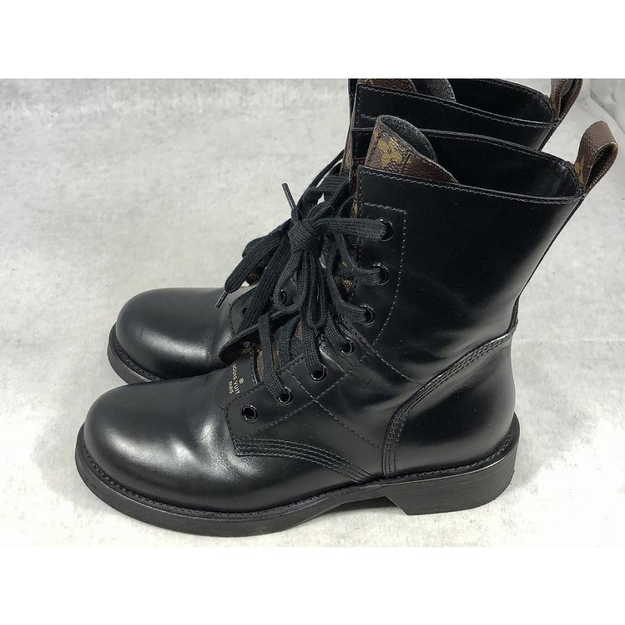 ルイ・ヴィトン LOUIS VUITTON メトロポリス ブーツ 24.5cm ブラック