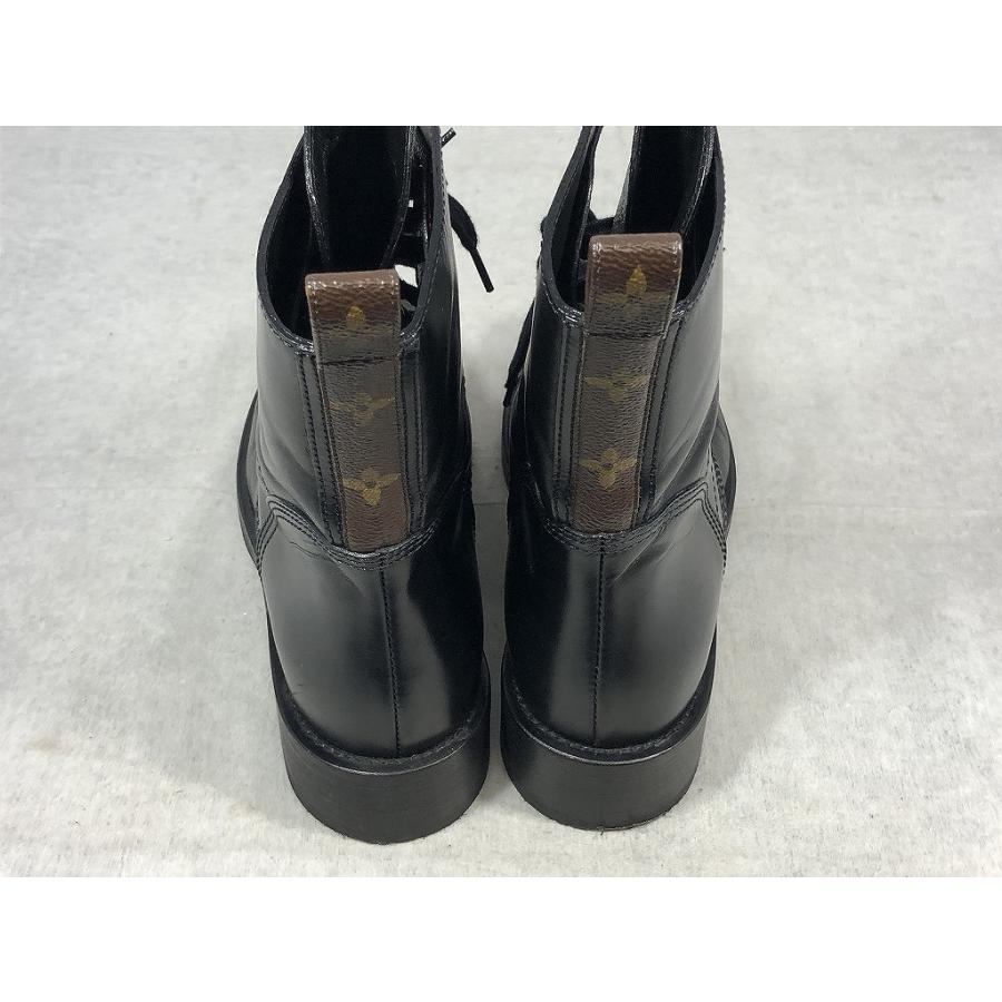 ルイ・ヴィトン LOUIS VUITTON メトロポリス ブーツ 24.5cm ブラック