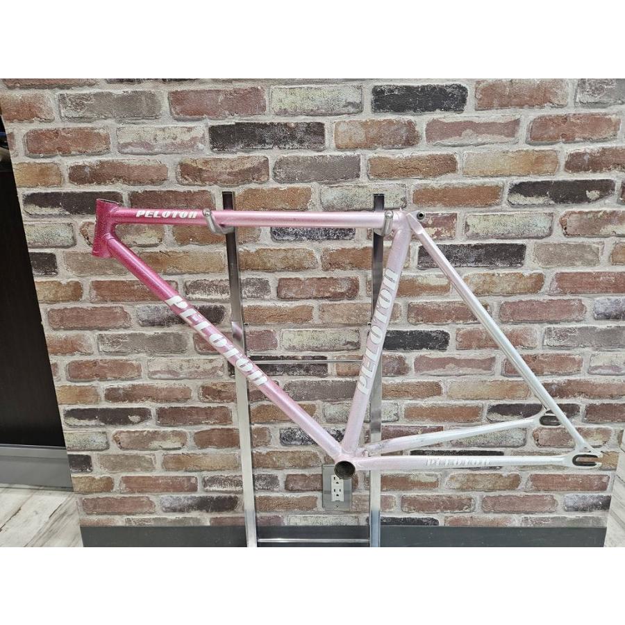 PELOTON プロトン　シルバー ラメ　ピストフレーム プロトン peloton 【凹みあり】NJS トラックフレーム : ワットマン