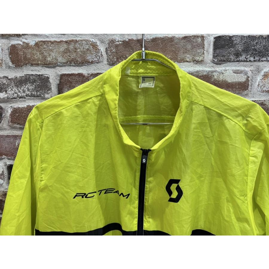 スコット SCOTT ウインドブレーカー XLサイズ イエロー RC TEAM