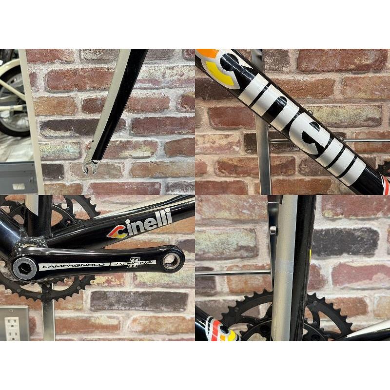 チネリ CINELLI アルミフレームセット XSサイズ 165cm前後 / クランク 