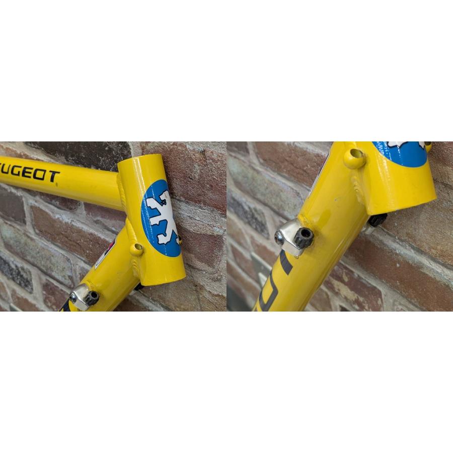 プジョー PEUGEOT 【並品】ロードバイクフレームセット 51サイズ TEAM