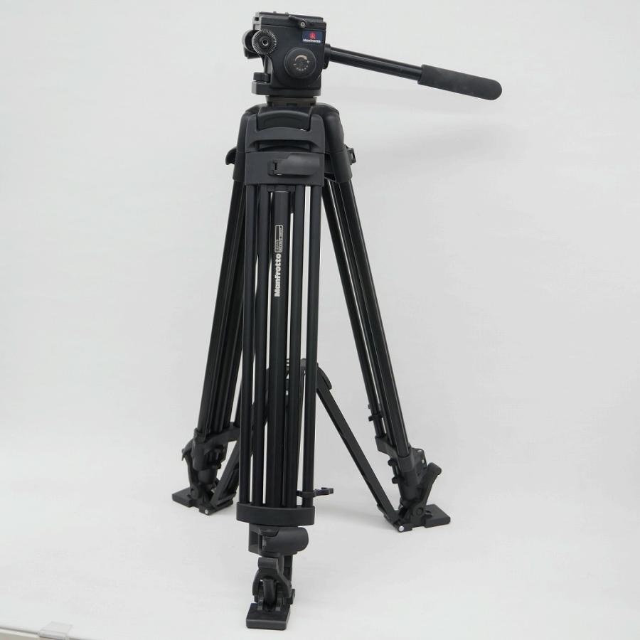 マンフロット三脚525MVB 雲台501HDV Manfrotto 501 + 525MVB / MBAG90P ビデオ 雲台 三脚 : ワットマン