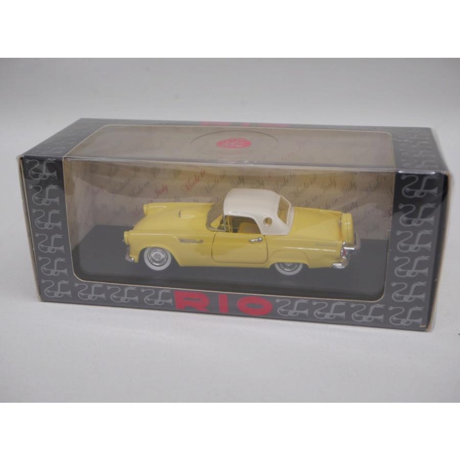 リオ RIO ミニカー 1/43 FORD THUNDERBIRD Hard-top 1956 Giallo