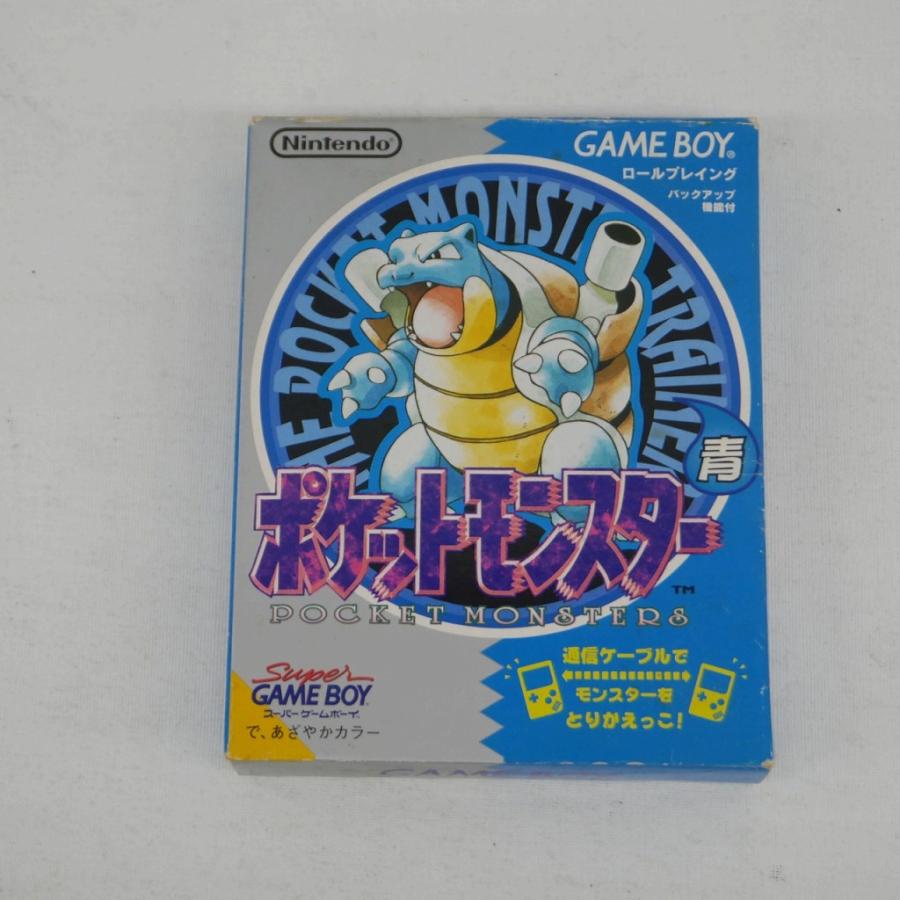 ニンテンドー Nintendo GBソフト ポケットモンスター 青の画像