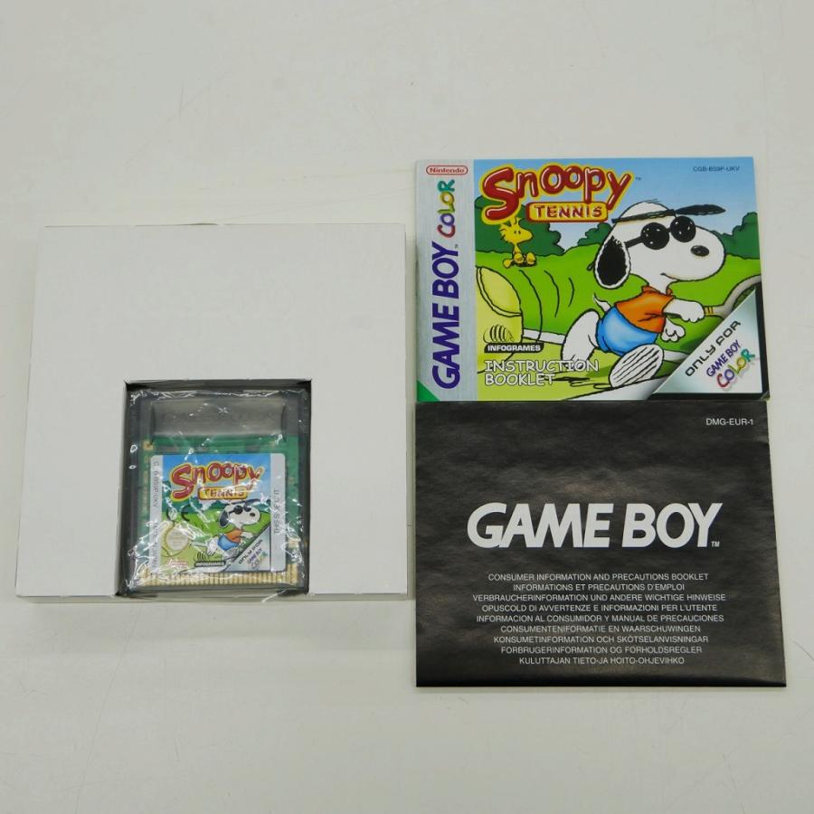Infogrames GBカラーソフト Snoopy TENNIS （海外版）の画像