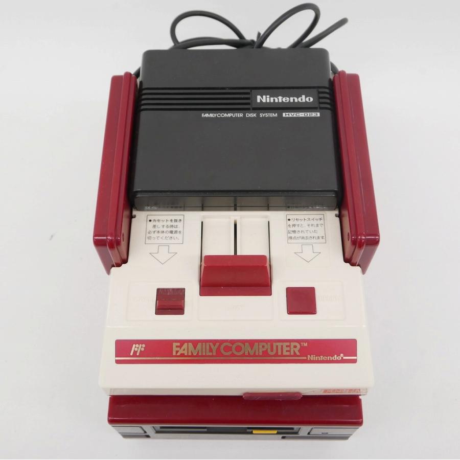 ニンテンドー Nintendo ファミコン＋ディスクシステム HVC-001/HVC-022の画像