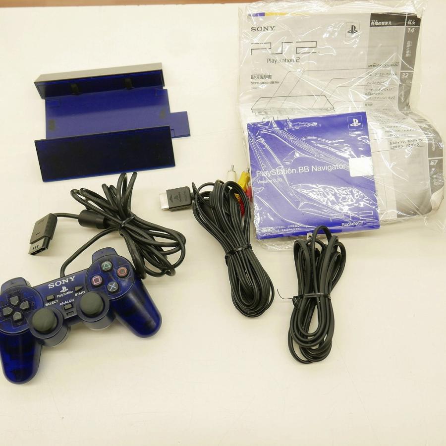 PS2 プレイステーション2 ミッドナイトブルー SCPH-50000MB/NH 