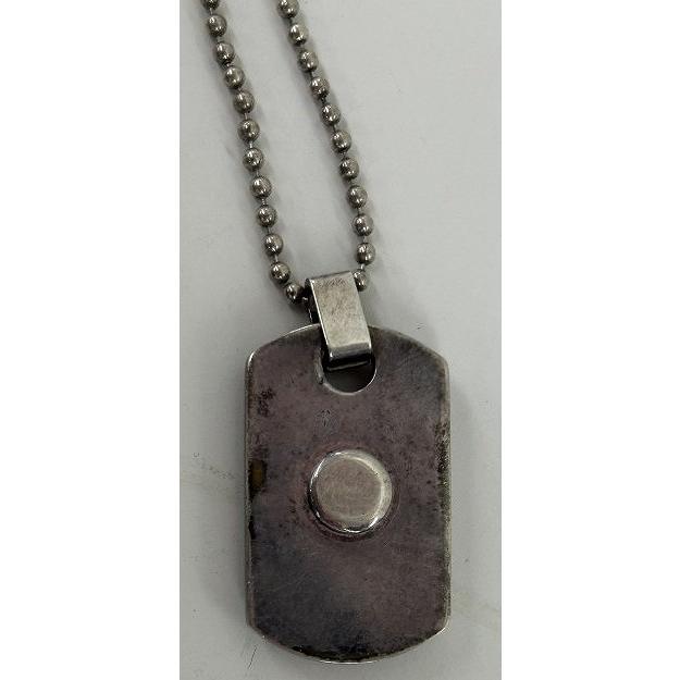 グッチ GUCCI ドッグタグ ネックレス 925 クレスト ボールチェーン