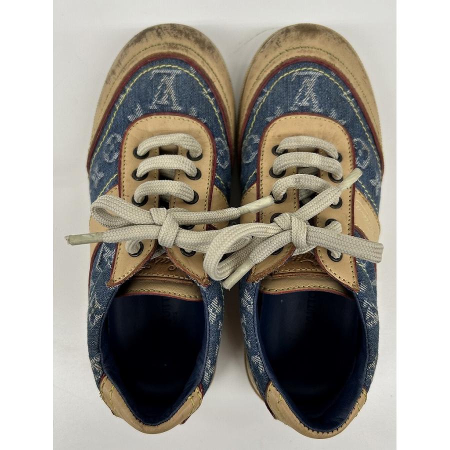 ルイ・ヴィトン LOUIS VUITTON モノグラムデニム キッズスニーカー