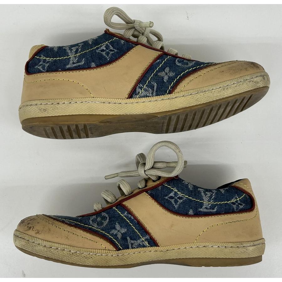 ルイ・ヴィトン LOUIS VUITTON モノグラムデニム キッズスニーカー